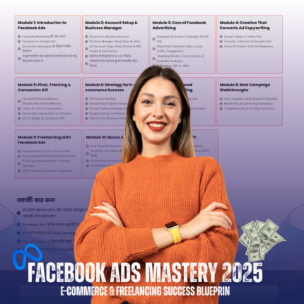 Facebook Ads Mastery: E-commerce & Freelancing Success Blueprin